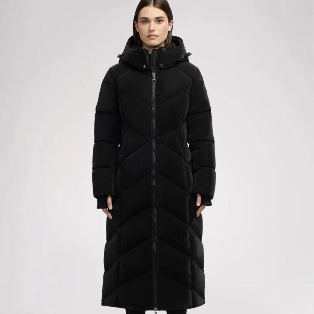 Women's Pajar Hella Long Quilted Removable Hood Puffer Jacket SOLD OUT $699 XL